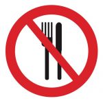 Забраняващ знак, Знак забранено храненето