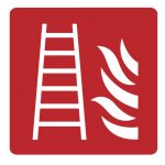 Знак за пожарна безопасност - стълба