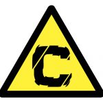 Предупредителен знак, Знак внимание канцерогенни материали