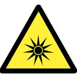 Предупредителен знак, Знак внимание лазерно лъчение