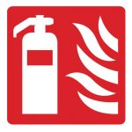 Знак за пожарна безопасност - знак за пожарогасител